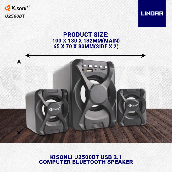 Kisonli%20U2500Bt%20Usb%202.1%20Computer%20Bluetooth%20Speaker%20With%20Fm%20Tf%20Aux%20Remote%20Control%205Watt%20Speaker%20Linda%20-%20Image%204
