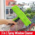 3 in 1 Glass Cleaner Spray Pump, Easy Glass Cleaner Microfiber Cleaner and Wiper Windows Glass Cleaner With Spray Bottle Magic Wiper. 