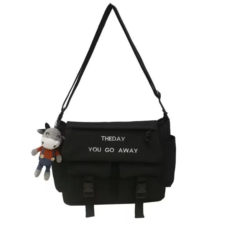 South%20KoreainsLarge%20Capacity%20Functional%20Bag%20Hong%20Kong%20Style%20Neutral%20Artistic%20Street%20Shooting%20Shoulder%20Messenger%20Bag%20Male%20Student%20Messenger%20Bag%20Female%20-%20Image%205