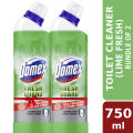 Domex Toilet Cleaning Liquid Lime Fresh 750ml (Bundle of 2). 