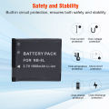 Palo 1Pcs 1000mAh NB-8L NB8L 8L Li-ion Battery For Canon PowerShot A3300 A3200 A3100 A3000 A2200 A1200 IS Camera Battery Pack. 