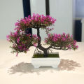 Artificial Plants Bonsai Small Tree Pot Plant Flowers Potted Ornaments For Home Room Table Decoration Hotel Garden Decor. 