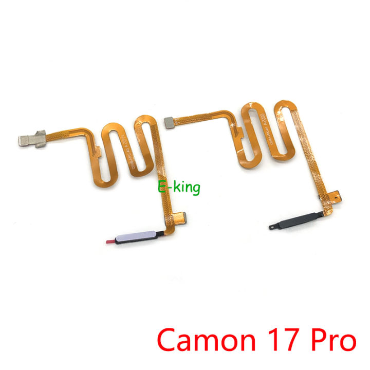 For Tecno Camon 17 Pro 17P 18 Premier 12 Air CH9 CG6 Fingerprint Reader Touch ID Sensor Return Key Home Button Flex Cable
