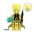 WM6152 NARUTO -ナルト- Building Blocks Hot Anime Uzumaki Naruto Uchiha Sasuke Action Figure Christmas Gift Toys For Children. 