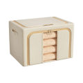 Clothes Storage Box Household Wardrobe Clothes Cotton Linen Fabric Organize Fantastic Can Foldable Basket Large Storage Top Cloud.