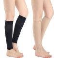 1Pair Varicose Vein Fatigue Relief Leg Warmer Compression Calf Sleeve Sock Long Stocking Elastic Leg Support Leg Shin Sock. 
