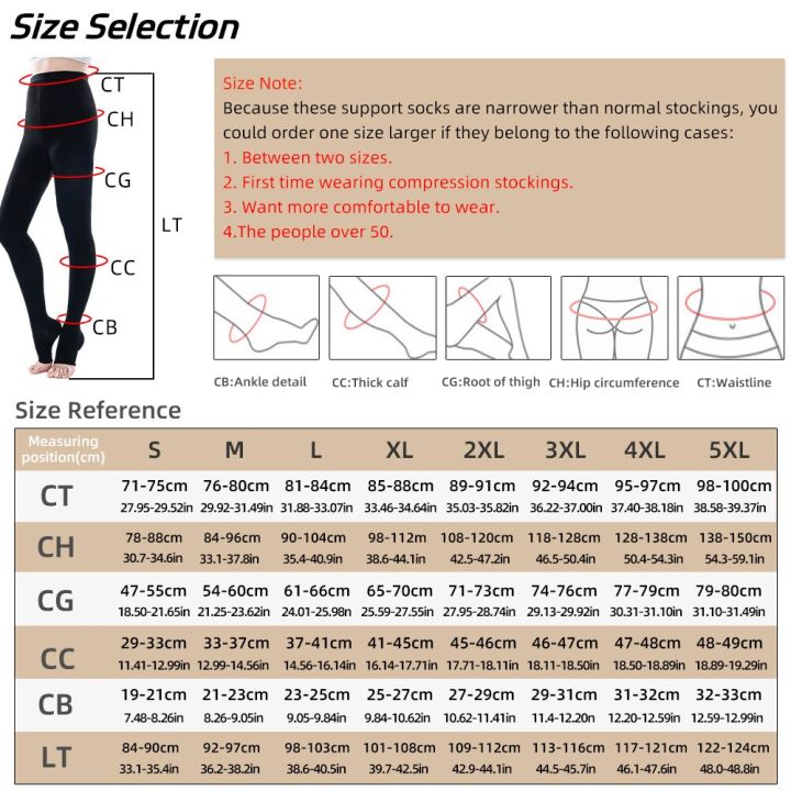 Medical%20Compression%20Pantyhose%20Stocking%2020-30mmHg%20Women%20Thighs%20Open%20Toe%20Class%202%20Pressure%20Support%20Varicose%20Vein%20Stocking%20Plus%20Size%20-%20Image%204