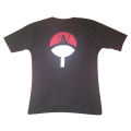 Anime Naruto T-Shirt Itachi Uchiha Black T Shirt Cotton Fabric - T Shirt - T Shirt. 