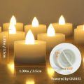 Flashing LED Candle Battery Powered Tea Light Flameless Candles Outdoor Garden Birthday Wedding Party Home Decoration.