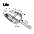 Stainless Steel Ice Scoop Food Flour Sugar Scoop Popcorn Coffee Beans Tools Ice Scooper Shovel. 