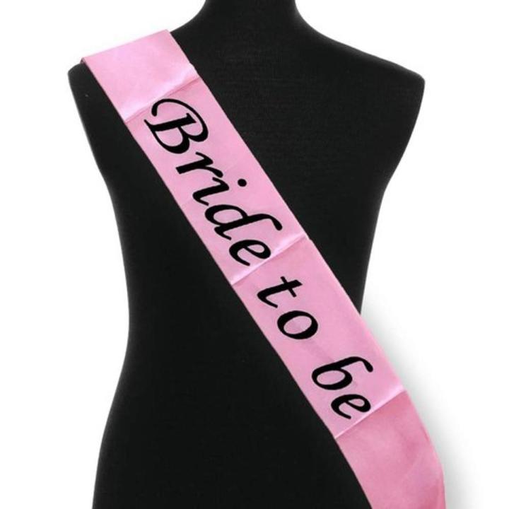 Bride to Be Party Sash