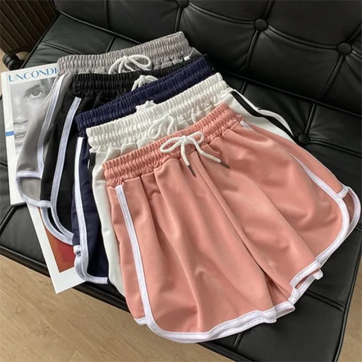 Summer%20New%20Women%20Sports%20Shorts%20Short%20Pants%20Gym%20Workout%20Waistband%20Running%20Jogging%20Short%20Yoga%20Shorts%20-%20Image%203