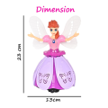 Princess Music Dancing Doll & Rotating Angel Girl Flashing Lights With Music Gift Toy For Kids Or Baby - Lifestyle Mall. 
