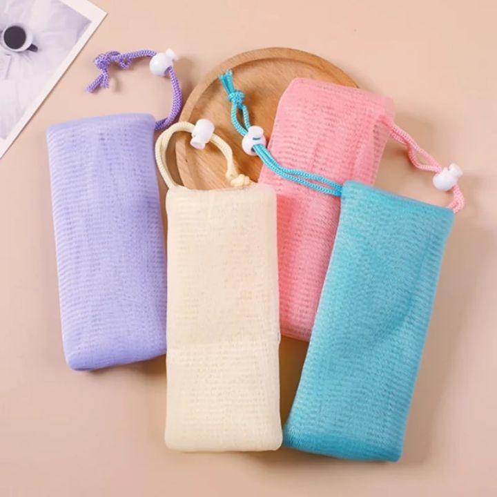 6%20Layer%20Thickened%20Foaming%20Soap%20Bags%20Facial%20Cleanser%20Mesh%20Bag%20Drawstring%20Bag%20Shower%20Bubble%20Foam%20Net%20Bath%20Body%20Washing%20Cleaning%20-%20Image%204