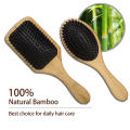 Wooden Hair Brush Anti-Static Scalp Massage Comb with Boar Bristle Air Cushion Comb for Women Men Wet and Dry Hair.
