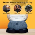 Seat Cushions for Office Chairs,Memory Foam Coccyx Cushion Pads for Tailbone Pain,Sciatica Relief Pillow,Correct Sitting Posture. 