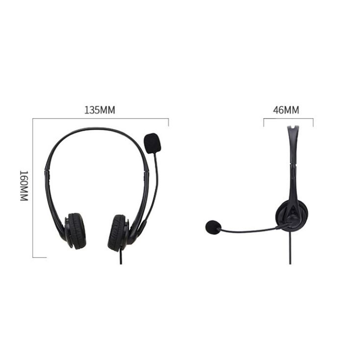 SOYTO%20SY490%20Teaching%20Office%20Network%20Class%20Student%20Education%20Computer%20Headset,%20Style:%20Double%20Ear%20Black%20Separation%20USB%20-%20Image%204