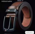 Dip Chocolate Stylish Artificial Leather belt for men.