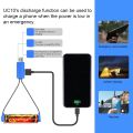 Trustfire UC10 USB Magnetic Battery Charger Emergency Power Bank Smart Lithium Battery Charger For AA 14500 16340 18650 26650. 