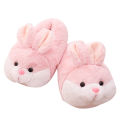 Cute Rabbit Shoes Women Winter Slippers Warm Plush Soft Sole Girls Indoor Home Floor Slipper Pink Color Ladies Cartoon Footwear. 