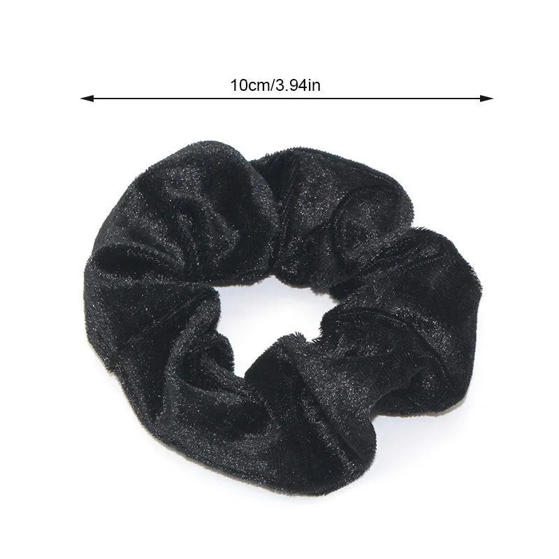 36 piece velvet hair scrunchies best sale