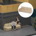 Simulation Miniature Toy Character Model Painted Model for DIY Projects Diorama Miniature Scene. 