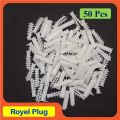 Royal Plug plastic standard Size- 50 PCS. 
