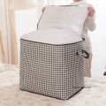 Square Shape Printed Premium Quality Quilt Storage Bag Large Capacity Winter Cloth Blanket Storage Organizer (NWPSB Sq).