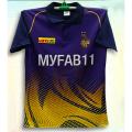 Kolkata Knight Riders Short sleeve collar Jersey - IPL 2023 Jersey.