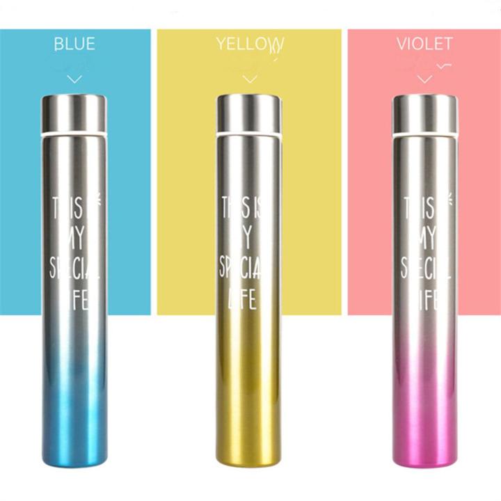 280ml Pink Stainless Steel Vacuum Flask Insulated Container Kawaii Cat  Pattern Thermos Hot Water Bottle