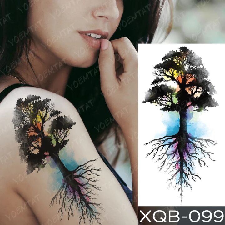 Waterproof%20Temporary%20Tattoo%20Sticker%20Blue%20Ice%20Dragon%20Plum%20Blossom%20Flash%20Tattoos%20Family%20Tree%20Fox%20Body%20Art%20Arm%20Tatoo%20Women%20Men%20-%20Image%206