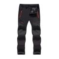 Autumn Winter Men Outdoor Pants Plus Size Fleece Warm Waterproof Windproof Breathable Trousers Sports Hiking Cargo Pants Men 6XL.