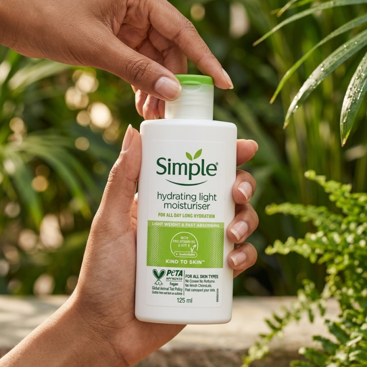 Hydrating Light Moisturiser 125ml - Simple Skincare