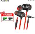 Plextone G23 Dual Variable Sound Cell Gaming 3.5mm In-Ear Wired Earphone. 