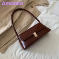 Women Shoulder Bag Stylish Waterproof Faux Leather Shoulder Bag for Women Perfect for Commuting Traveling Dating Portable Chic Underarm Handbag with Buckle Closure Available in Solid Colors Waterproof. 