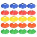 10Pcs Football Cross Training Track Disc Cones - Essential Safety Equipment For Sports Practices.