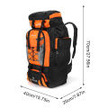 80L Travel Backpack Camping Bag For Men Large Hiking Bag Tourist Rucksack Waterproof Outdoor Sports Climbing Mountaineering Bags. 