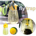 【Must-Have Gadgets】 Fruit Fly Trap Killer Yellow Plastic Drosophila Trap Anti Fly Fruit Fly Killer Catcher Orchard Insect Trap Products Natuo. 