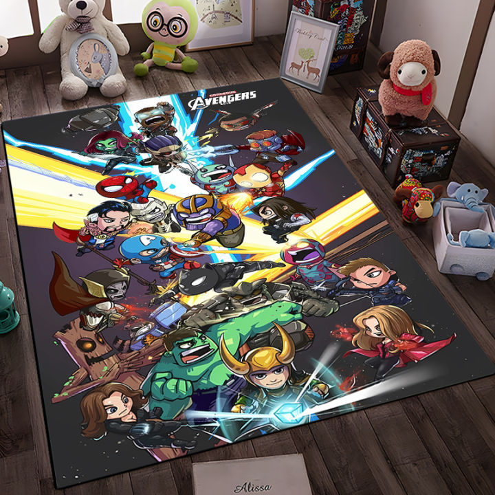 Disney%20Marvel-Avengers%20Superhero%20Area%20Rug,Carpet%20for%20Home%20Living%20Room%20Bedroom%20Sofa%20Doormat%20Kitchen%20Decor,Non-slip%20Floor%20Mat%20-%20Image%205