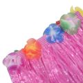 2 Set Grass Skirt: 1 Set 6 Pcs Hawaiian Grass Skirt Flower Hula Lei Wristband Garland Fancy Dress Costume & 1 Set Pink Children Hawaiian Grass Skirt Hula Luau Party.