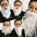 Party performance props Santa Claus white beard fake Beard Set Xmas Party Decor.