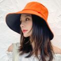 2023 Fashion fisherman hat womens outdoor shade bucket hats wild tide cap cotton bucket caps for men casquette.