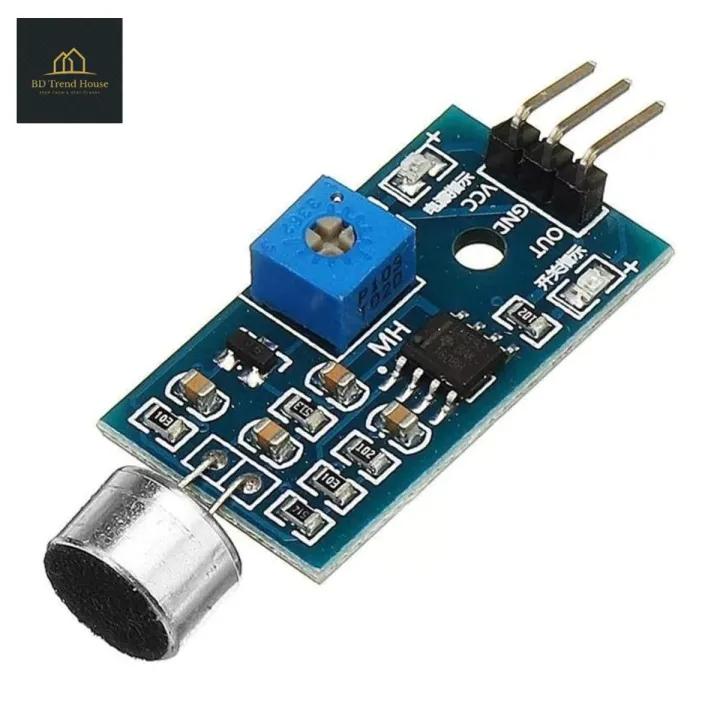 High Sensitivity Sound Detection Module LM393 Dual Differential Comparators Output for Arduino