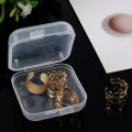 5PC/10PC Small Square Box With Lid Small Plastic Packaging Box Plastic Box Mini Clear Small Storage Case With Lid Stamp Earrings. 