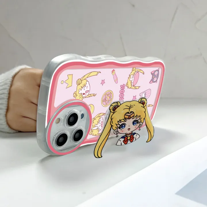 BILI%20for%20Vivo%20S1%20Pro%20Back%20Cover%20With%20Free%20Ring%20Holder%20Beauty%20Sailor%20Moon%20Soft%20Transparent%20Colorful%20Wavy%20Phone%20Cases%20-%20Image%207