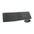 Logitech MK235 Wireless Keyboard and Mouse Combo for Windows, 2.4 GHz Wireless Unifying USB Receiver, 15 FN Keys, Long Battery Life, Compatible with PC, Laptop.