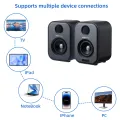 AIYIMA S400 ses 80W kitaplık aktif hoparlörler stüdyo monitör 3 inç Bluetooth USB DAC HiFi ev Subwoofer müzik sistemi TV PC. 