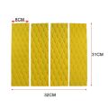 4Pcs/Lot Surfing Front Traction Pad-SUP Surfboard Deck Grip Mat Replacement with Adhesive (Pink).