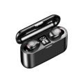 F9 Wireless Bluetooth Earbuds TWS Binaural In-ear Sport Headphone Digital Display Touch Control Headphone. 