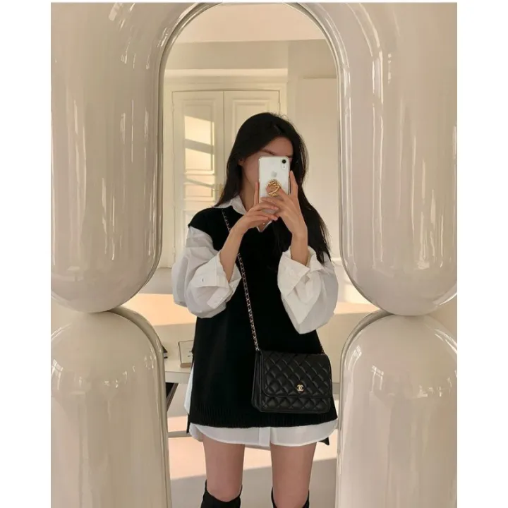South%20Korea%20chic%20Spring%20Concise%20Basic%20Style%20Lapel%20oversize%20All-Matching%20Casual%20Solid%20Color%20Long%20Sleeve%20Shirt%20Top%20Women%20-%20Image%202